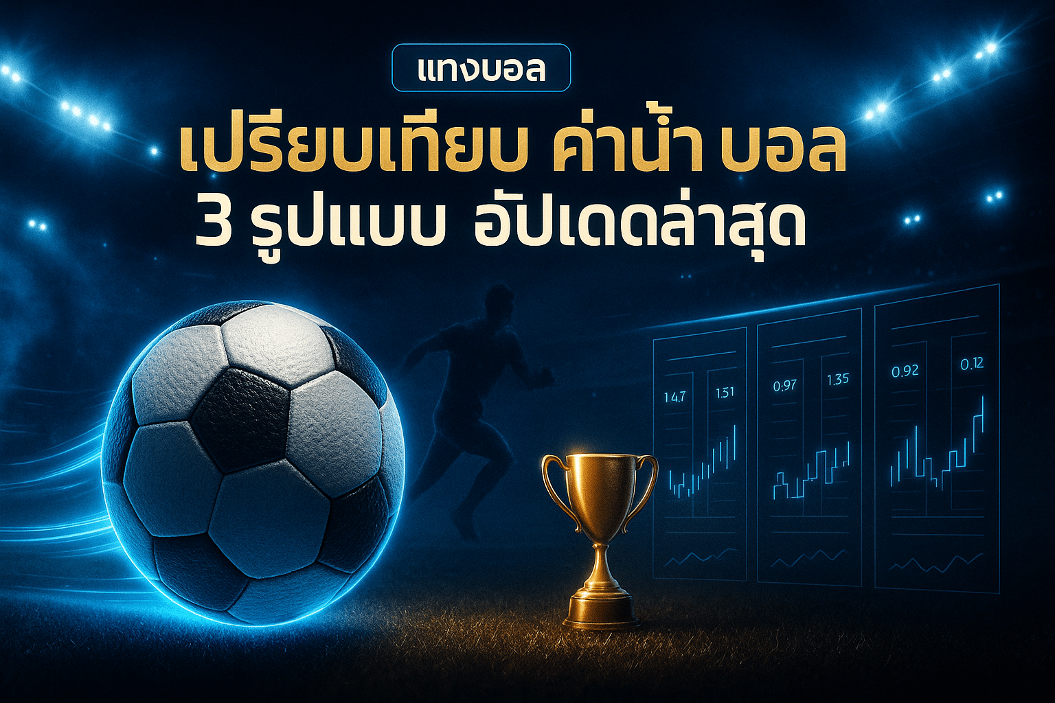 เปรียบเทียบ ค่าน้ำ บอล